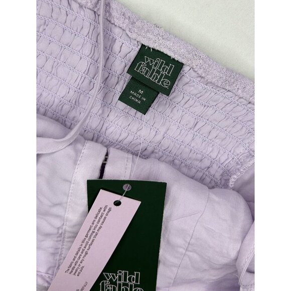 Wild Fable Corset Top Womens M Lace Floral Adjustable Straps Lilac Fairy Sexy - Picture 12 of 15